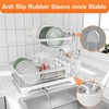 HOMEBOSILY Dish Drying Rack - Auto Draining Dish Rack for