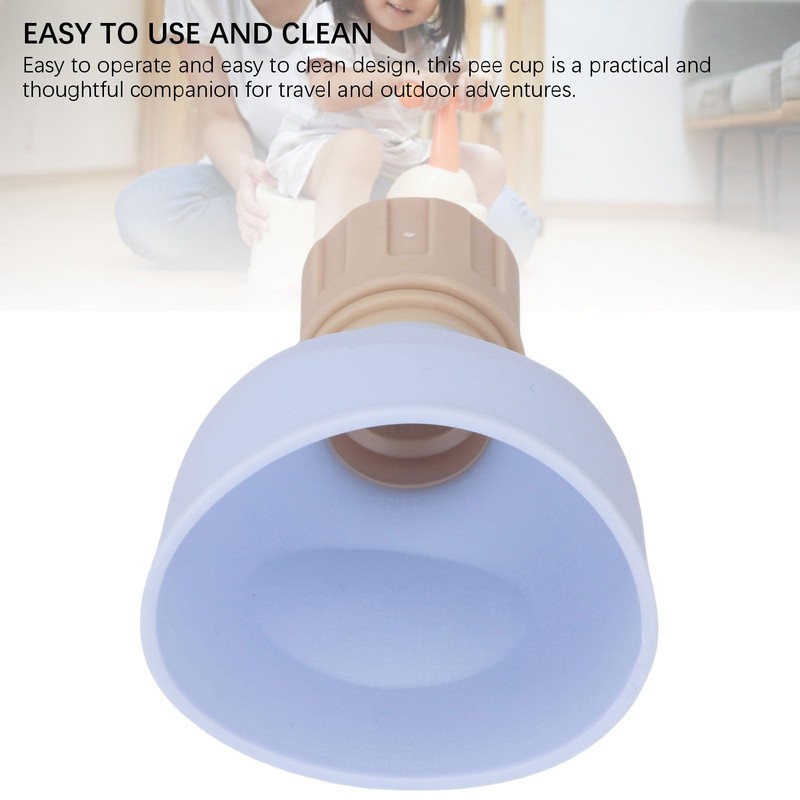 Unisex Urinal Pee Cup, Reusable Emergency Urine Funnel Pee Cup