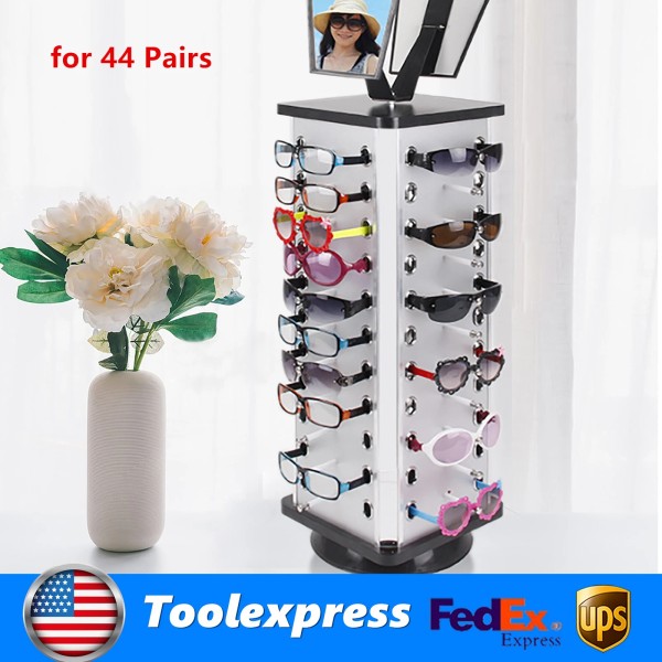 Unbranded 360 Rotating Sunglass Display Rack Metal Glasses Stand Holder