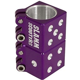 Slamm Scooters Dice Clamp, Unisex Adult, Purple, One Size