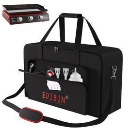 EDIBIN Portable Grill Carry Bag Compatible with Royal Gourmet PD1301R,Fit for Royal Gourmet PD1301S Portable 24-Inch 3-Burner Table Top Gas Grill Griddle with Cover