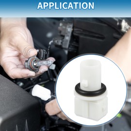 A ABSOPRO Marker Lamp Socket No.F8RZ13K371AA Car Lamp Socket for Ford F-250 F-350 1999-2010 Plastic White