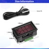 4 Pieces 12V Electronic Temperature Controller Programmable -50 to 110