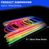 30 Piece Set of Glow Sticks - Assorted Brightly Coloured