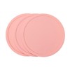 ONLYKXY 3 Pieces 3.93 Inch Silicone Coasters, Round Coasters for