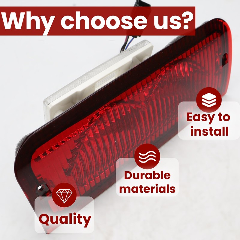 Third Brake Light 3rd Brake Light Compatible with Ford E350