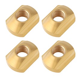 SG Store M8 Hydrofoil T-Nut Messing Spurmutter für Hydrofoil Track Windsurfer Kiters Wing Foiler, 20 x 8 mm, 20 x 14 mm, 4 Stück
