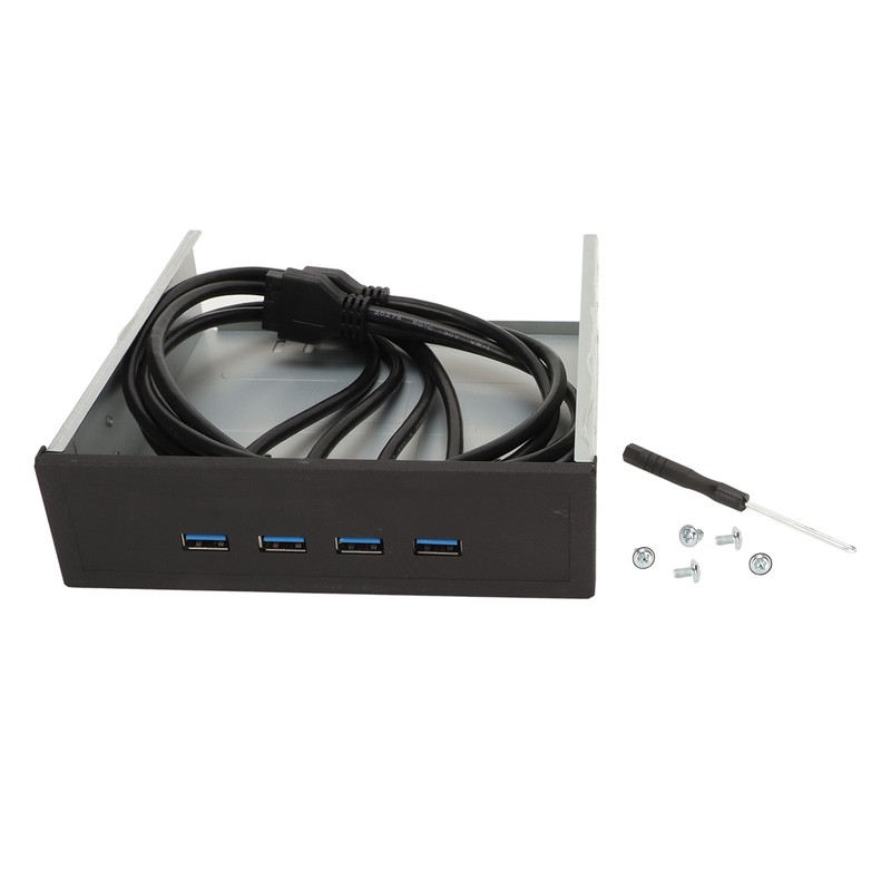 5.25in USB 3.0 Front Panel Hub 4 Ports 5Gbps High