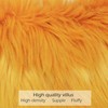 LIGICKY Faux Fur Cushion Cover Plain Plush Soft Artificial Fur