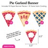 Big Dot of Happiness Summer Pies Garland Banner, Patriotic 4th