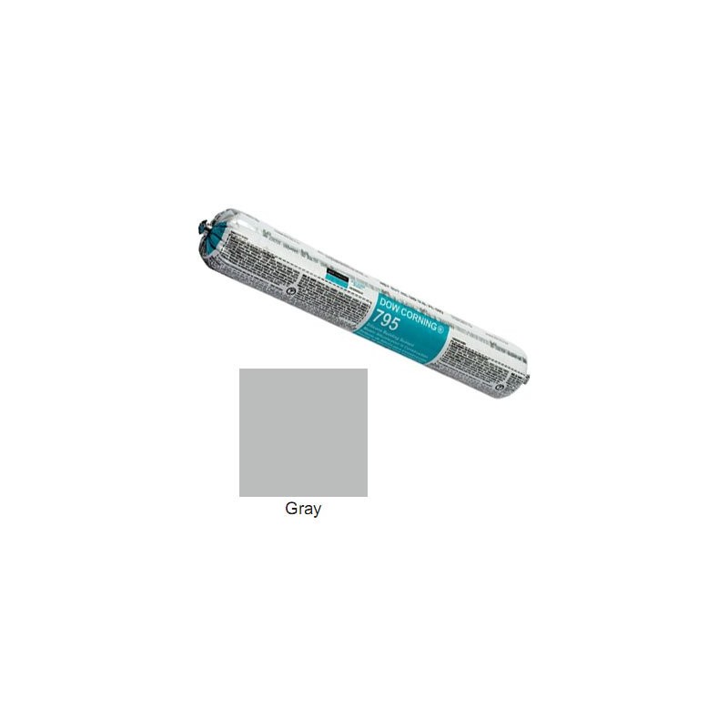 Gray Dow Corning 795 Silicone Building Sealant - Sausage