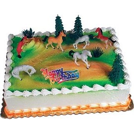 Cake Decorating Kit CupCake Decorating Kit Sports Toys (Horses Zoo)