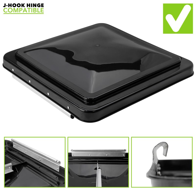 Leisure Coachworks 14 Inch RV Roof Vent Cover Replacement Vent