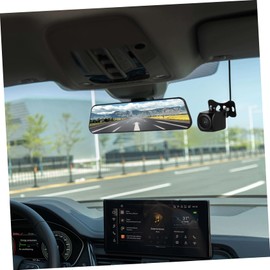 FUNOMOCYA 1 Set Dual Lens Dash Cam with Front and Rear Streaming Wide Angle Loop Recording Backup Camera for Car Night Vision Parking Monitoring