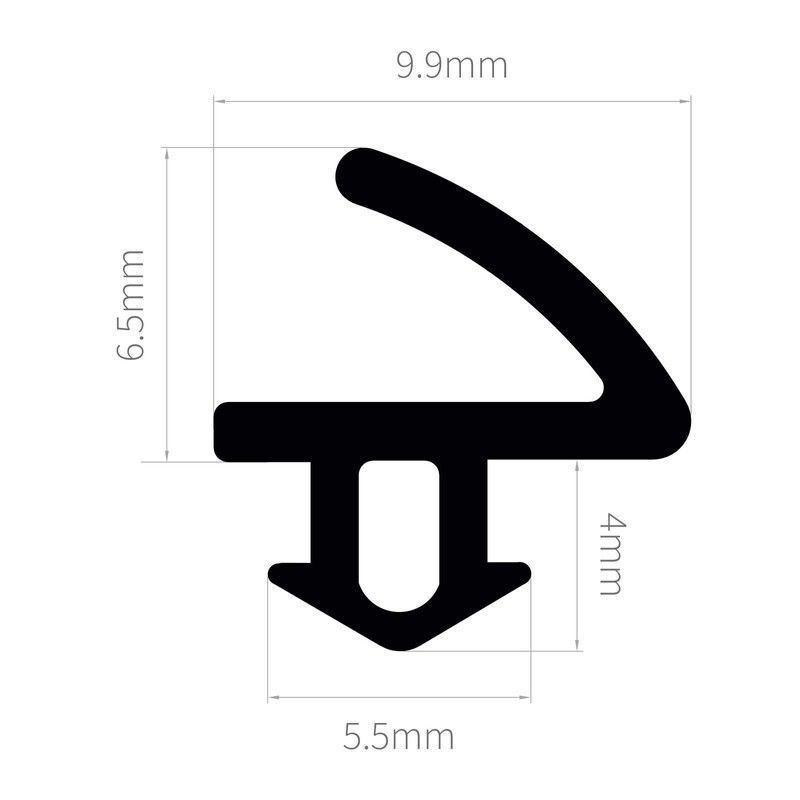 ExtrudaSeal F136 Flipper Gasket Replacement Window Door Draught Excluder Seal