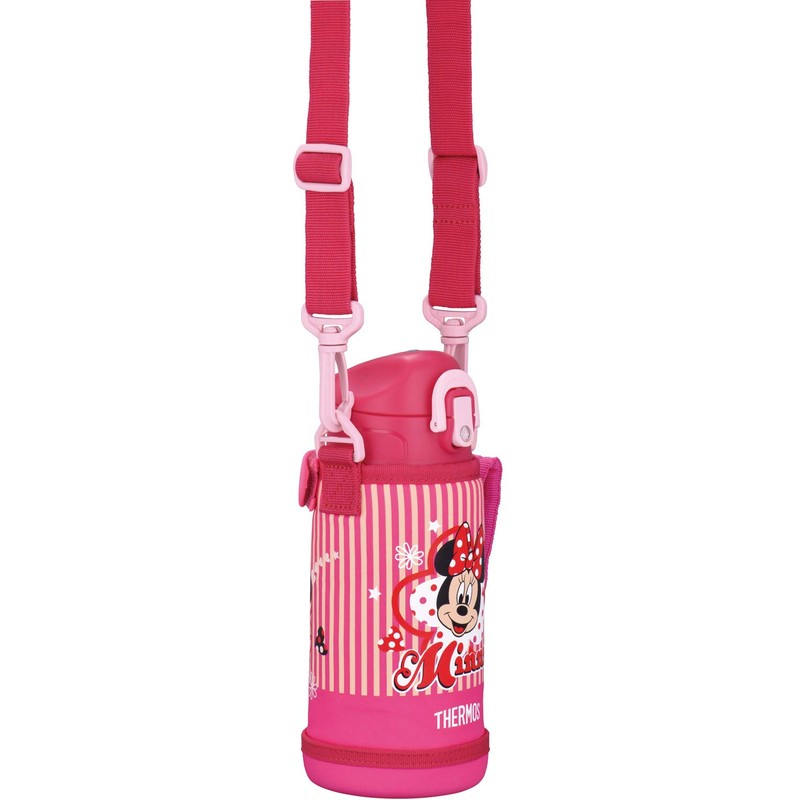 Thermos Vacuum Insulated 2-Way Bottle 0.6L/0.63L Minnie Pink FHO-601WFDS P