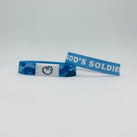 Daily Bible Verse Bracelet Daily Sheepy Bible Verse Christian Bracelet -Jesus is King - Color: Gods Soldler