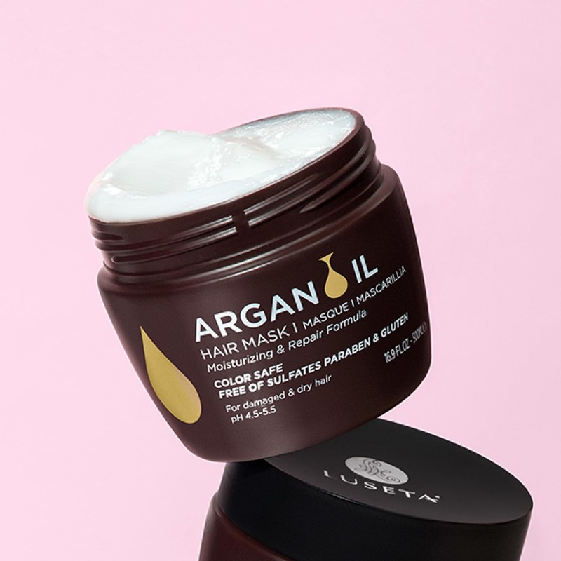 Luseta Argan Oil Hair Mask for Damaged Hair Deep Conditioning