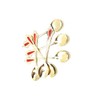 Set of 12 Embellished Spoons for Turkish Coffee or Espresso