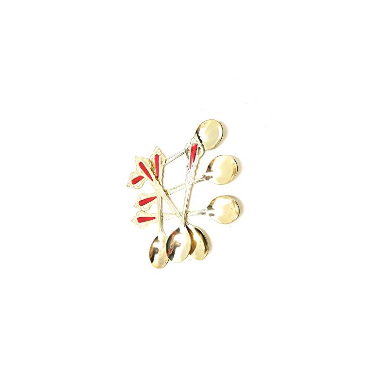 Set of 12 Embellished Spoons for Turkish Coffee or Espresso