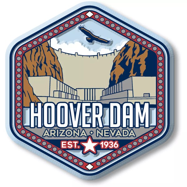 Classic Magnets Made with Pride in the USA Hoover Dam