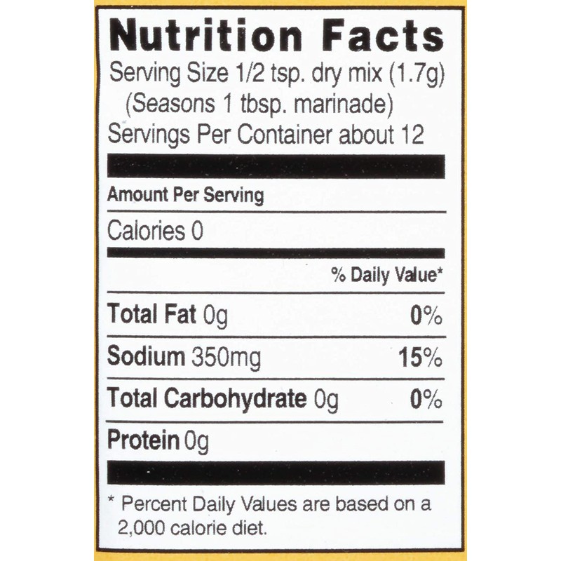 Grill Mates Montreal Steak Marinade, .71 Oz. (Pack of 4)