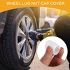Partuto 20pcs Cylindrical Shape Wheel Lug Nut Bolt Rims Tire