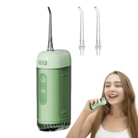 Water Toothpick | Flossing Machine for Teeth,200ml Electric Cordless Waterproof Cleaning Irrigator for Kids Adults Outdoor School Shower Gym Travel Vacation Beach Holiday