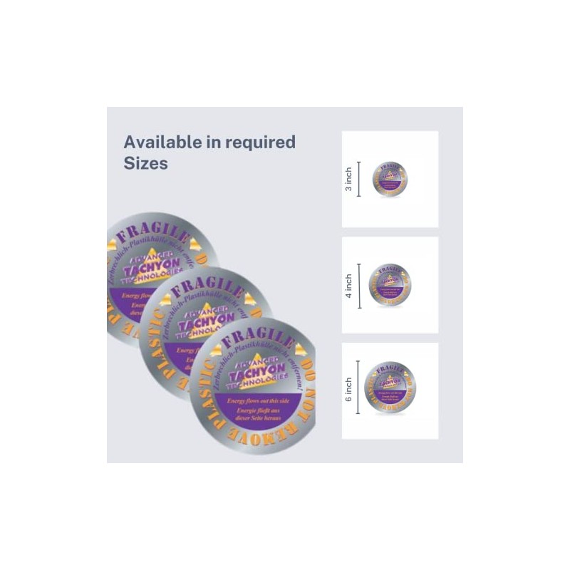 6-Inch Tachyonized Silica Disk 3-Pack | 5G & EMF Protection