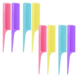 Tail Comb Mini 2P Portable Hair Comb Beauty Tail Comb 6ea