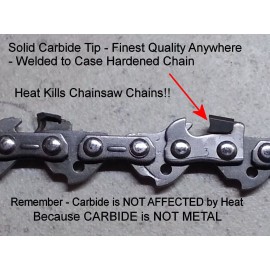 PlasmaDyn S57 Y57 *SOLID CARBIDE* 16" ChainSaw Echo© CS-301/310/341