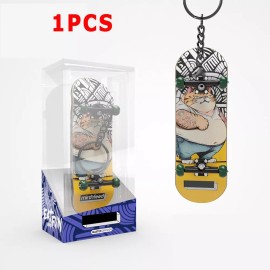 Unbranded Fingerboard Fingerskateboa - Boss Cat