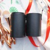 ericotry 1PCS PU Leather Makeup Brush Holder with Lid Large