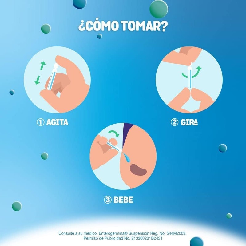 Pack Enterogermina Probioticos 4 Billones de UFC, 20 Ampolletas de