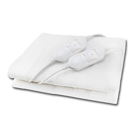 King Size Bed Electric Blanket Heated Washable Fleece Under Luxury