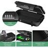 RUNTOO MU Portable Safe Box, Security Lock Case with 4-Digit