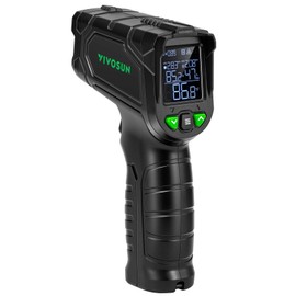 VIVOSUN VPD Thermometer, Handheld Environmental Monitor, Precision Infrared Laser Thermometer Gun with Adjustable Emissivity, Leaf VPD and Temperature Monitoring for Plants, Grow Tents, HVAC