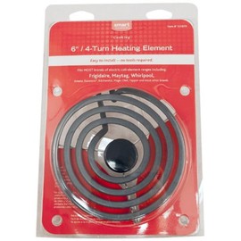 Smart Choice 6-Inch 4-Turn Electric Stove Burner Replacement Surface Element for Electric Coil Oven Ranges, Fits Most