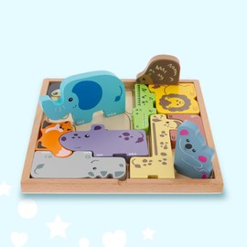 Trefl 61639 Wooden Toy, Multicoloured