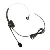 Telephone Headset Single Ear Professional Noise Canceling Adjustable Wired Phone