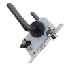 House Door Handle Lock Aluminum Black Antioxidant Coating Shock Resistance
