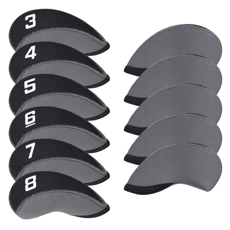 11 Pack Golf Iron Covers Headcovers (3-9, P, A, S,