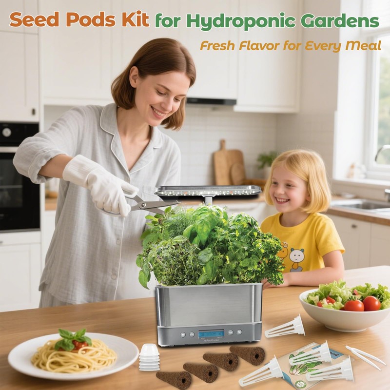 Basil Seed Pods Kit Hydroponic - Refill Herb Pod for