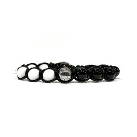 clorophilla. Football Teams Series A Fan Adjustable Bracelet Made of Stones and Steel - Men Women and Children - Robust and High Quality - Gift for Football Fans Taglia unica, Cotton, Cotton