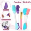 5Pcs Silicone Face Mask Applicator Pore Brush for Face Mask