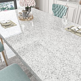 WESTICK Grey Marble Contact Paper for Counter Top Peel and Stick Waterproof Granite Contact Paper 15.8"x80" Self Adhesive Terrazzo Wallpaper Vinyl Wrap for Cabinets Tables Kitchen Bathroom