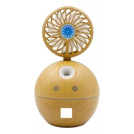 Maíz 3pzs Humidificador Difusor Ventilador Aromaterapia Luz Led