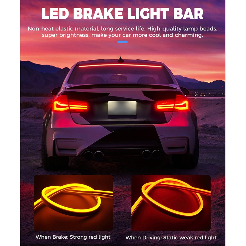 UBOG LED Brake Light Bar - Sequential Strip with 150
