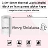 Adhesive Thermal Paper, Clear Printer Paper Compatible With T02/M02X/M02L Mini