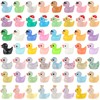 UHOMENY Mini Resin Ducks with 7 styles 56pcs Tiny Ducks